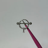 Silver Circle Nipple Bars