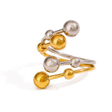 Alia Mixed Metal Ring - ILLUSIVE JEWELS