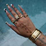 Alvie Gold Hand Chain - ILLUSIVE JEWELS