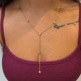 Amor Gold Dangling Necklace - ILLUSIVE JEWELS