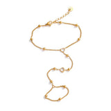 Amor Gold Hand Chain - ILLUSIVE JEWELS
