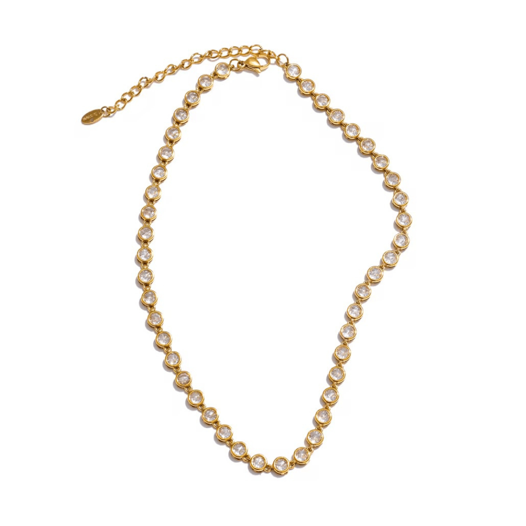 Angel Gemstone Gold Necklace - ILLUSIVE JEWELS