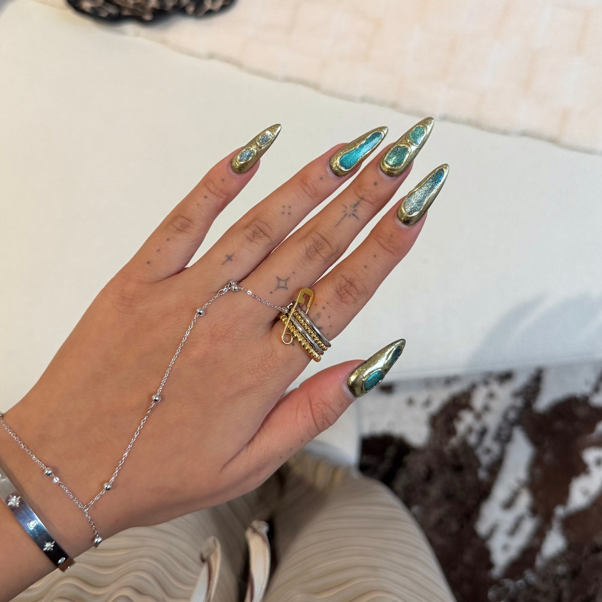 Aria Mixed Metal Stack It Ring - ILLUSIVE JEWELS