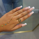 Blue Stack It Ring - ILLUSIVE JEWELS