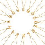 Bubble Letter Initial Necklace - ILLUSIVE JEWELS