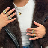 Clara Mixed Metal Ring - ILLUSIVE JEWELS