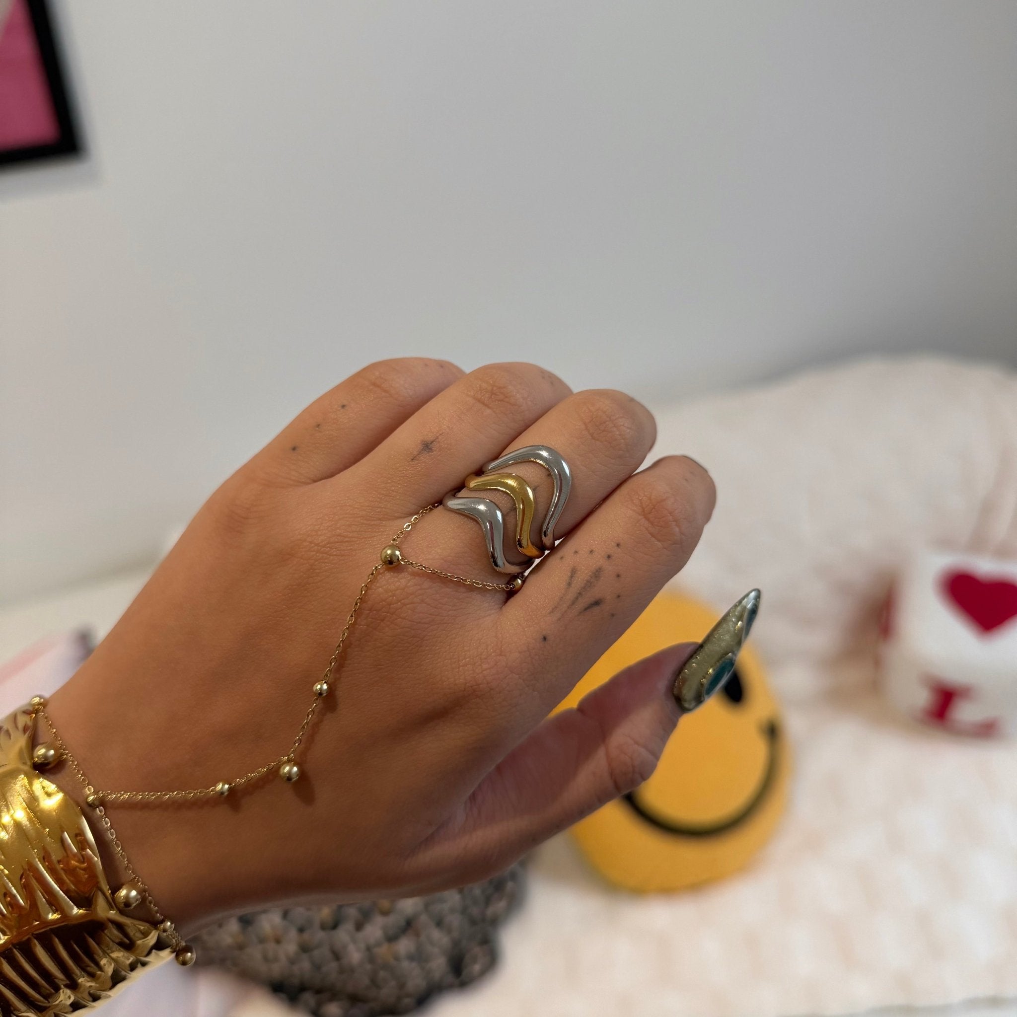 Cleo Mixed Metal Ring - ILLUSIVE JEWELS