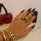 Emerald Treasure Ring - ILLUSIVE JEWELS