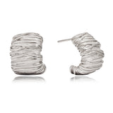 Etta Silver Stud Earrings - ILLUSIVE JEWELS