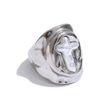 Faith Silver Ring - ILLUSIVE JEWELS
