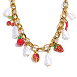 Fruit Charm Necklace - ILLUSIVE JEWELS