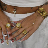 Geometric Chunky Bangle - ILLUSIVE JEWELS