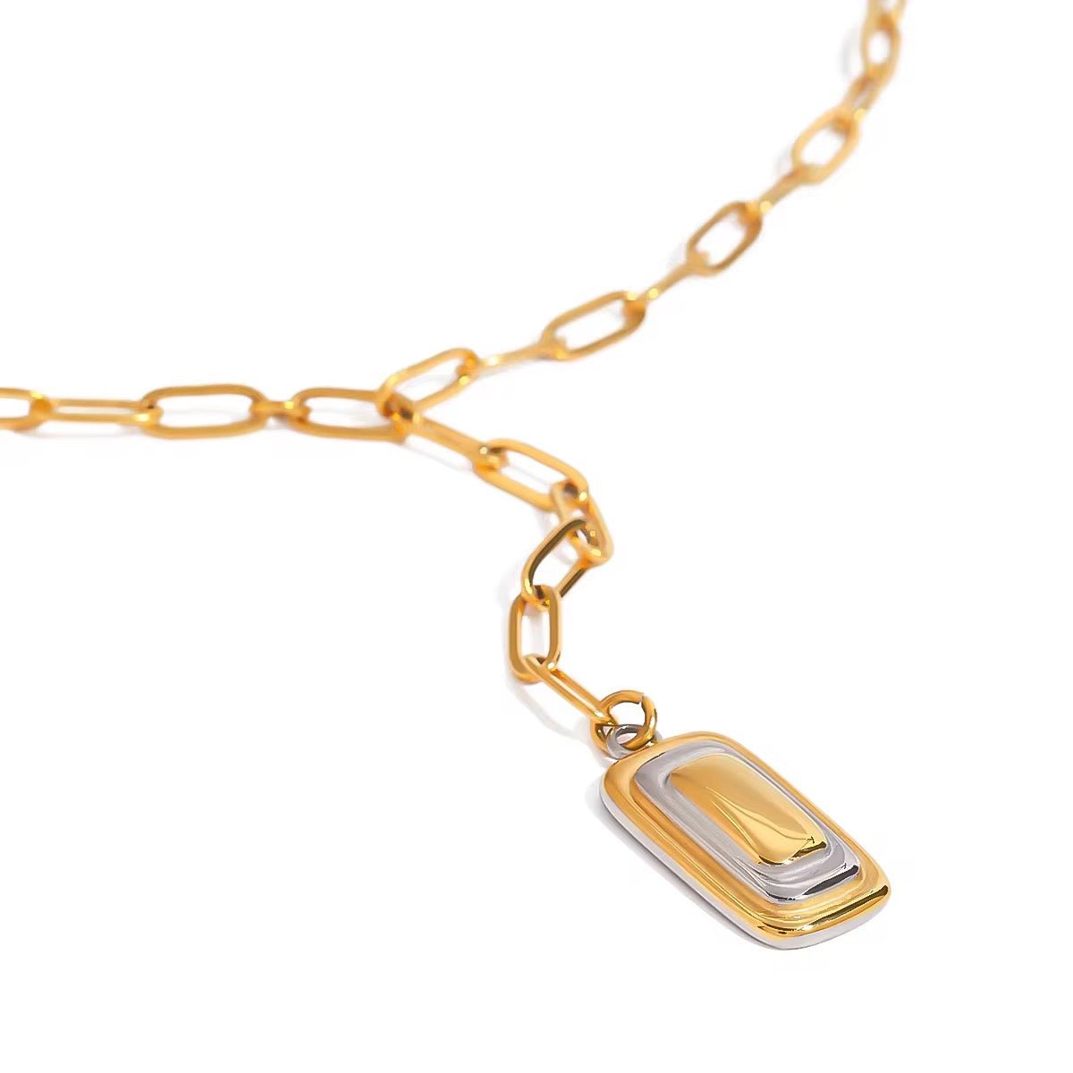 Gia Mixed Metal Necklace - ILLUSIVE JEWELS