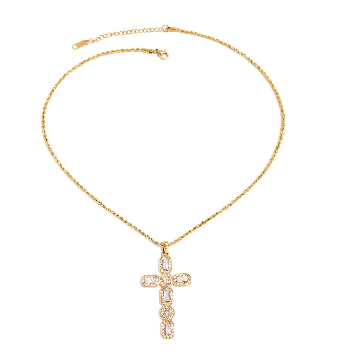 Gold Cross Necklace - ILLUSIVE JEWELS