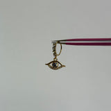 Gold Evil Eye Nose Ring - ILLUSIVE JEWELS
