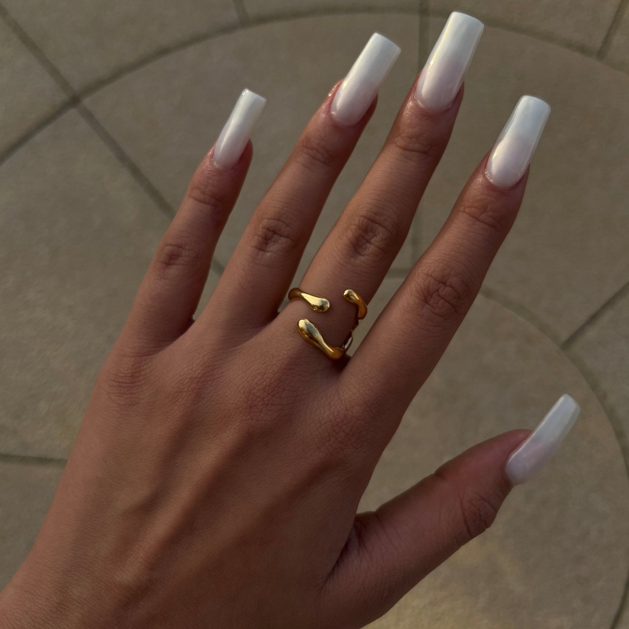 Gold Geometric Ring - ILLUSIVE JEWELS
