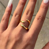 Gold Geometric Ring - ILLUSIVE JEWELS