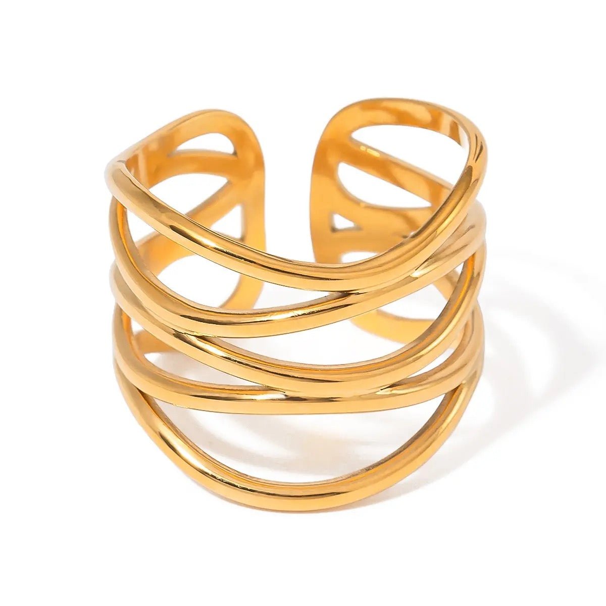Gold Siren Ring - ILLUSIVE JEWELS