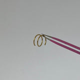 Gold Spiral Nose Ring - ILLUSIVE JEWELS