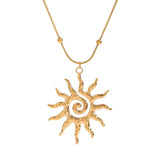 Gold Sunshine Necklace - ILLUSIVE JEWELS