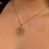 Gold Sunshine Necklace - ILLUSIVE JEWELS