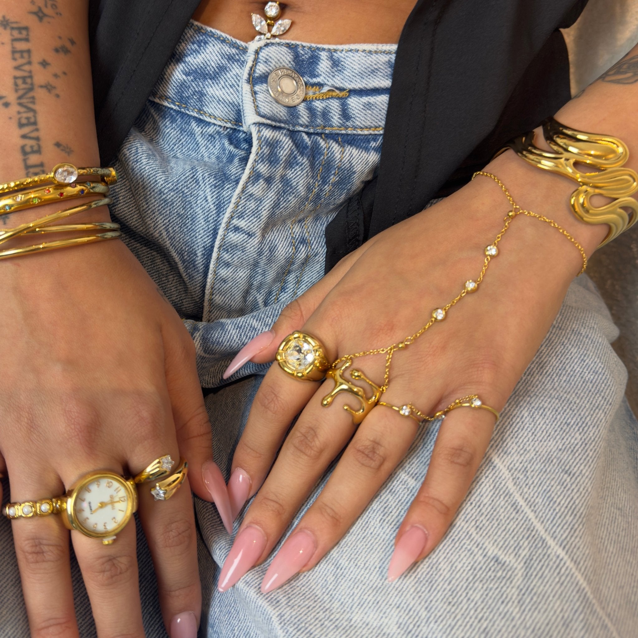 Gold Treasure Ring - ILLUSIVE JEWELS
