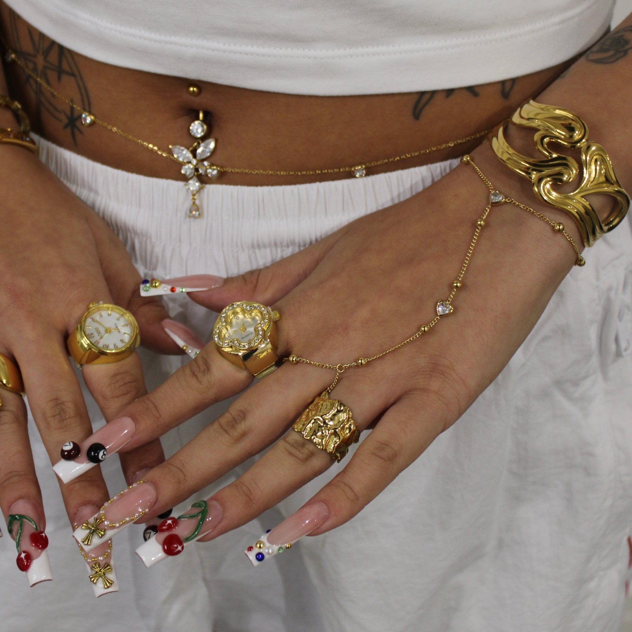 Golden Grain Ring - ILLUSIVE JEWELS