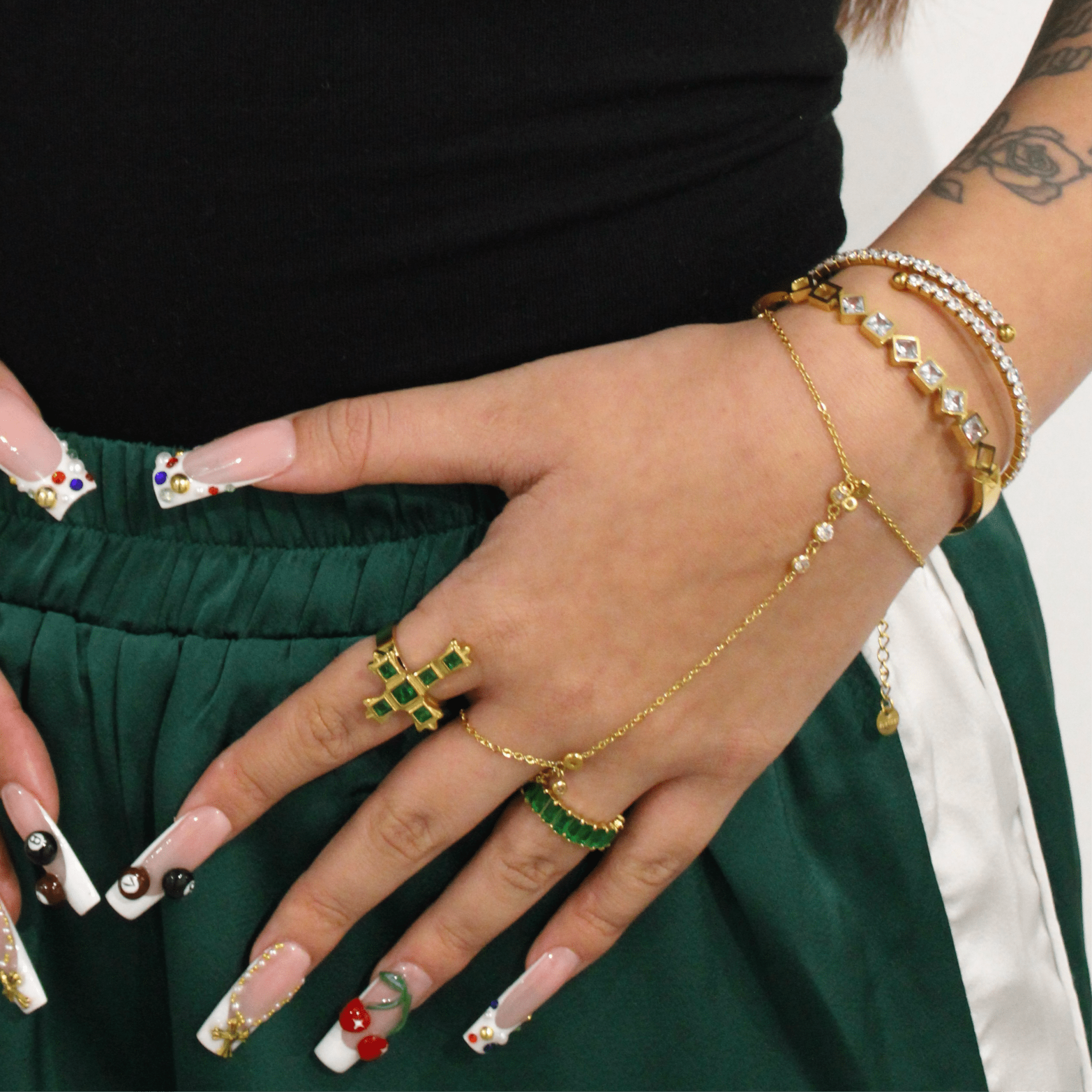 Green Princess Ring - ILLUSIVE JEWELS