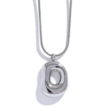 Halo Silver Necklace - ILLUSIVE JEWELS