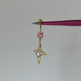 Pink Geometric Belly Bar