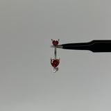 Red Devil Belly Bar - Silver