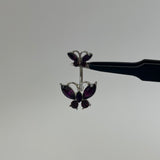 Purple Butterfly Belly Bar