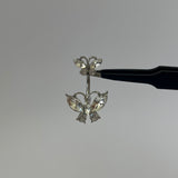 Silver Butterfly Belly Bar