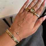 Ivy Gold Hand Chain - ILLUSIVE JEWELS