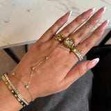 Ivy Gold Hand Chain - ILLUSIVE JEWELS