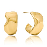 Kaia Gold Hoop Earrings - ILLUSIVE JEWELS
