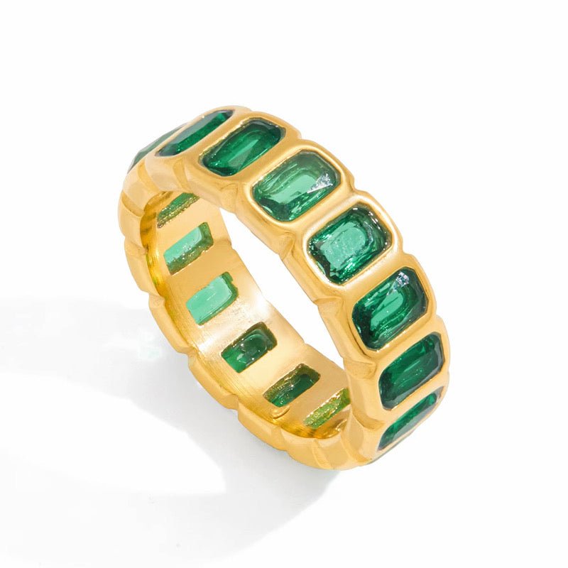 Maeva Green Ring - ILLUSIVE JEWELS