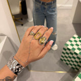Maya Mixed Metal Ring - ILLUSIVE JEWELS