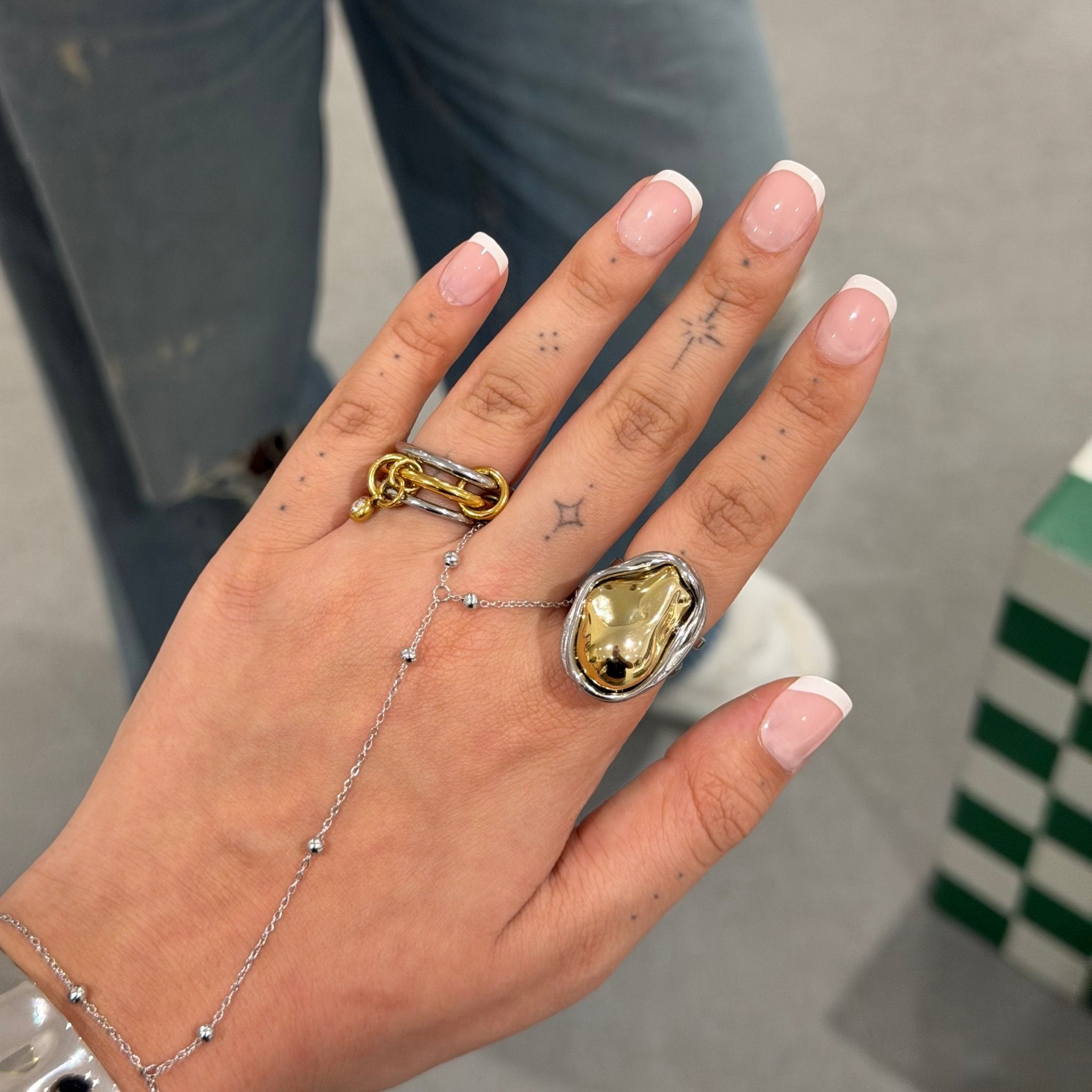 Mila Mixed Metal Stack It Ring - ILLUSIVE JEWELS