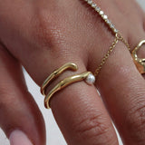 Noelle Gold Ring - ILLUSIVE JEWELS