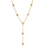 Nova Dangling Gemstone Necklace - ILLUSIVE JEWELS