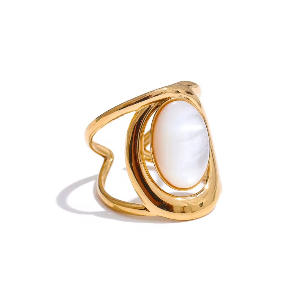 Opal Chunky Ring - ILLUSIVE JEWELS