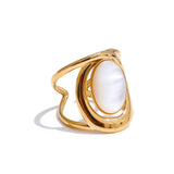 Opal Chunky Ring - ILLUSIVE JEWELS