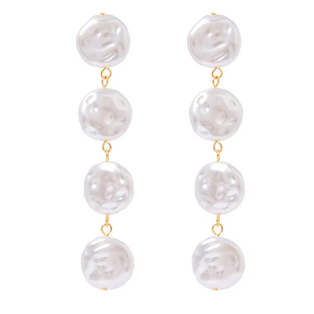 Pearl Drops Earrings - ILLUSIVE JEWELS