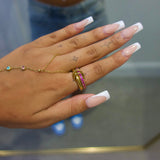 Pink Stack It Ring - ILLUSIVE JEWELS
