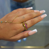 Pink Stack It Ring - ILLUSIVE JEWELS