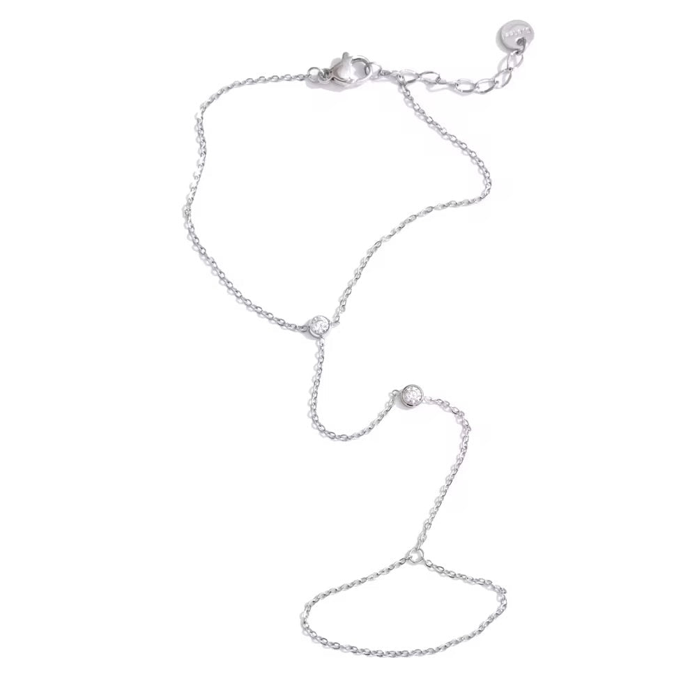 Pixie Silver Hand Chain - ILLUSIVE JEWELS