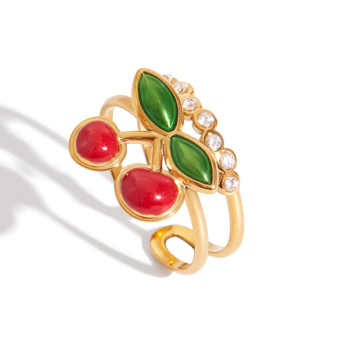 Red Cherry Ring - ILLUSIVE JEWELS