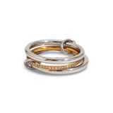 Rhea Mixed Metal Stack It Ring - ILLUSIVE JEWELS