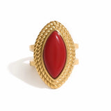 Ruby Gold Ring - ILLUSIVE JEWELS